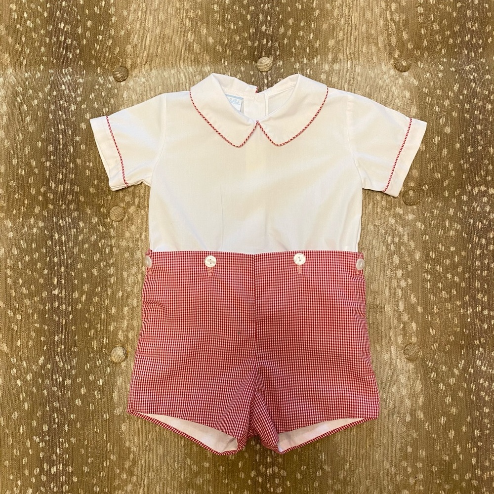 Petit Bebe Button on Shortall